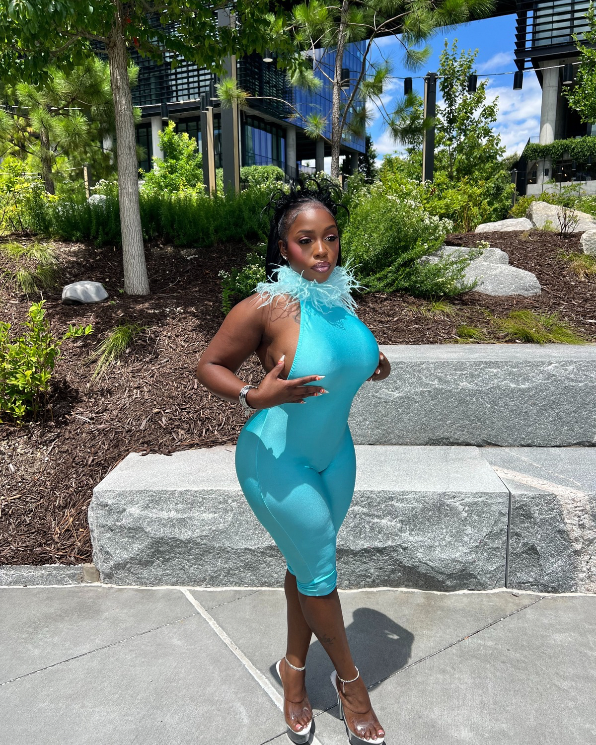 Aqua Blue Catsuit — Limited Edition